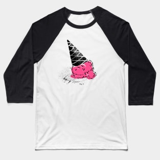 FIG.5: BROKEN ICE CREAM Baseball T-Shirt